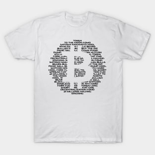 Bitcoin design with crypto words T-Shirt